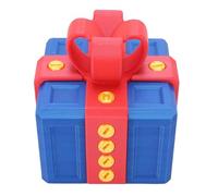ASHATA Caja de Regalo Molesta con Tornillos Anidados, Caja Sorpresa Divertida Impresa en 3D, Almacenamiento Pequeño de Doble Propósito, para Cumpleaños, Vacaciones, Fiesta de Navidad (rojo+azul)
