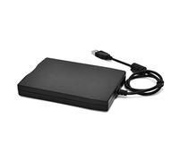 ASHATA Caja de Unidad de Disquete Externa USB para Unidad de Disquete de 3,5 Pulgadas, Interfaz USB Plug and Play de bajo Ruido para PC Portátil Negro