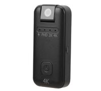 ASHATA Cámara 4K HD, Grabación de Vídeo Fotográfico, Cámara Timelapse, Grabadora para Exteriores, Corrección Automática de Imagen, Lente Giratoria de 180°, Soporte de Expansión de