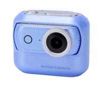 ASHATA Cámara de Acción para Pulgar WiFi, Cámara Deportiva Portátil 4K 48MP con Desmontable Magnético, Pantalla Táctil Abatible hacia Arriba de 2", Grabación en Primera Persona, para (4)