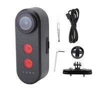 ASHATA Cámara de Bicicleta de 1080p con Luz Trasera, Cámara de Bicicleta con Control de Aplicaciones en Tiempo Real, Flash Automático con Poca Luz, 140 ° Amplio ángulo 5000 MAh