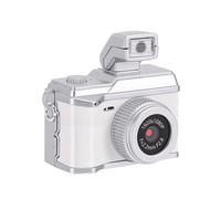 ASHATA Cámara de Llavero Pequeña Portátil Vintage 1080P con Luz LED para Viajes, Videocámara Digital Pequeña para Principiantes, Adolescentes y Personas Mayores, Tamaño ABS 1,93 X 1,61 X, Pulgadas