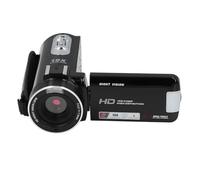 ASHATA Cámara de Vídeo Digital, Videocámara con Zoom 1080P 30MP 18X con Visión Nocturna por Infrarrojos, Pantalla IPS de 3,0 Pulgadas, Detección de Rostros y 2 Baterías, para (Black)