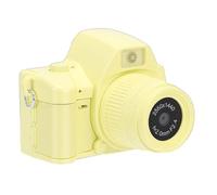 ASHATA Cámara Digital 2K, Cámara de Llavero Retro con Luz LED y 4 Filtros, Grabadora de Vídeo con Visualización en Tiempo Real, Batería Integrada de 180 MAh para Viajes (Yellow)