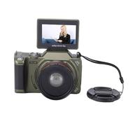 ASHATA Cámara Digital 4K para Fotografía con Enfoque Automático, Cámara Vlogging de 64MP para Youtube con Pantalla Abatible de 3 Pulgadas, Zoom Digital 18X, Selfie WiFi para (Green)