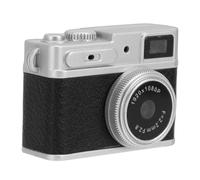 ASHATA Cámara Digital con Llavero, Cámara de Vídeo de Bolsillo Pequeña 1080P FHD con Pantalla de 0,96 Pulgadas, Grabadora de Vídeo Portátil Vintage con Luz de Relleno LED Integrada para (Black)