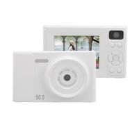 ASHATA Cámara Digital de 48MP, Cámara Retro de Zoom Digital 8X, Lente Dual, Pantalla de 2.4 "16: 9 Tft, Enfoque Automático, Apagado Automático, Luz de Relleno, Leva de Fotografía