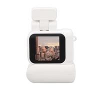 ASHATA Cámara DV, Lente HD 1080P, Pantalla de 1,44 Pulgadas, Batería de Larga Duración, Grabación en Bucle, Conexión OTG con Estuche de Cargador, para Viajes, Deportes (White)