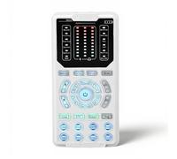 ASHATA Cambiador de Voz Portátil, Tarjeta de Sonido en, 16 Modos de Sonido 10 Niveles de Ajuste de Ajuste de Efecto de Sonido, Luces Frías, Soporte para Android para Teléfonos iOS