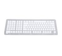 ASHATA Capas de Teclas del Teclado Mecánico, 112 Teclas del Teclado árabe Se Llenaron Fácilmente de Reemplazar el Cómodo del Estilo Minimalista para (WHITE)