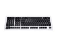 ASHATA Capas de Teclas del Teclado Mecánico, 112 Teclas del Teclado árabe Se Llenaron Fácilmente de Reemplazar el Cómodo del Estilo Minimalista para (BLACK)