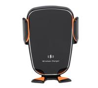 ASHATA Cargador de Automóvil Inalámbrico, 15 W de Carga Rápida Ventesta de Ventilación del Automóvil Soporte para el Teléfono con una Junta de Bola Universal de 360 Grados y una