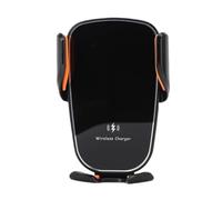 ASHATA Cargador de Automóvil Inalámbrico, 15W de Carga Rápida Cargador Inalámbrico Monte del Teléfono con un Lanzamiento de 360 Grados de Bola Universal una Liberación Táctil para