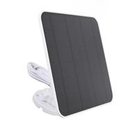 ASHATA Cargador de Panel Solar de 12W para la Cámara XL, Soporte de Cargador de Panel Solar 360 Soporte Ajustable IP66 Resistente a la Intemperie con Cable de Carga de 9.8 Pies para