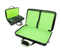 ASHATA Case de Controlador DJ para DDJ FLX4 FLX2 400 SB2 SB3 Rev1 Controlador de Canal RB 2, Case de Transporte de DJ Mezcador EVA Bolsa de Almacenamiento Acolchado con Correa de