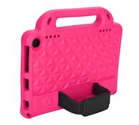 ASHATA Case de Tabletas Cubierta de a Prueba de Choque a Prueba de Golpes para Gimnasios de Escuelas de Automóviles en Casa (Rosa roja)