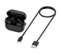 ASHATA Caso de Carga para Brotes 3 SM R630, Estación de Muelle de Cargador de Reemplazo para Brotes 3 Auriculares Pro con Cable USB C, Luces Indicadoras de Carga Claras (Black)