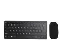 ASHATA Combo de Teclado Inalámbrico y Mouse, Mano de Obra Fina, Diseño Ergonómico y Botones de Silencio, Receptor USB, Tecnología Inalámbrica 2.4G, para Computadoras de Escritorio, (B)