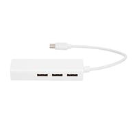 ASHATA Concentrador Adaptador de Red Divisor USB, estación de Acoplamiento de concentrador USB, para XP / 7/8 / OS X