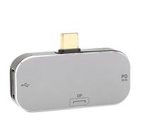 ASHATA Concentrador USB C 3 en 1, Convertidor USB C a Plug and Play Multifuncional, Portátil Y de Alta Velocidad, con Puerto Hembra, Puerto de Carga PD, Puerto de Datos Hembra USB2.0a