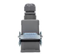 ASHATA Conector Industrial Impermeable, Conector Resistente IP68 Resistente para Maquinaria, Conexión de Tornillo Segura, Aleación de Aluminio Fundido a Presión, 1 Pieza