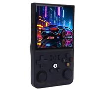 ASHATA Consola de Juego de Mano Retro, Consola de Juegos Portátiles con Chip de Juegos RK3326 64G Incorporado en 4.0 Pulgadas 1: 1 Pantalla de Alta Definición Previamente Instalada con (128G)