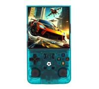 ASHATA Consola de Juegos Portátil Retro R36MAX, Consola de Juegos Portátil con Pantalla de 4 Pulgadas Incorporada en 60 Emuladores, Reproductor de Videojuegos Portátil de Código (Verde Claro)