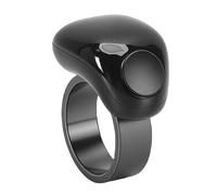 ASHATA Contador de Anillo Digital Tasbih Anillo Recordatorio de Oración Sensible Al Tacto con Bluetooth 5.1, Contador Vibratorio de Alarma Inteligente para 33 66 99 100 Cuentas, IP67 a Prueba de