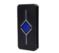 ASHATA Controlador de Concentrador de Ventilador PWM, Concentrador de Ventilador de PC ARGB con Cable de Alimentación , de de 18 Puertos, Controlador de de 3 Pines, Diseño Magnético para (BLACK)