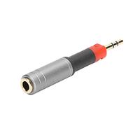 ASHATA Convertidor de Auriculares, Macho 2,5 mm a Hembra 3,5 mm Adaptador de Audio, para ATH-M40X ATH-M50X ATH-M60X ATH-M70X, para Sennheiser HD518 HD558 HD595 HD598 HD569 HD579 HD599, etc