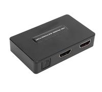 ASHATA Convertidor de Extractor de Audio HDMI 4K 30Hz, HDMI a HDMI Bluetooth SPDIF 3,5 Mm Extractor de Sonido Divisor Soporte Bluetooth 2.0CH 5.1CH, para Altavoz PC Portátil