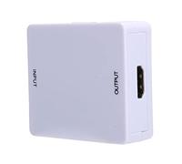 ASHATA Convertidor de VGA a, Mini HD 1080P Adaptador de Caja de Conversión de VGA a, Adaptador de Convertidor de VGA a para PC Pantalla de Computadora Portátil Proyector de