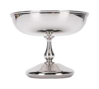 ASHATA Copa de Helado, Taza de Postre de Acero Inoxidable para Servir Tazones de Postre de de Bocadillos, Pie Redondo, para la Fiesta de Yogurt de Pudín de Fruta de Ensalada, 10.5x9cm/4.1x3.5in