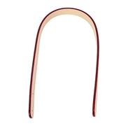 ASHATA Correa de Mano para Bolso DIY, Repuesto de Asa de Cuero Dividido con 8 Remaches de Bronce para Accesorios de Bolso, Correas para de Hombro, 2 uds. (Rosado)