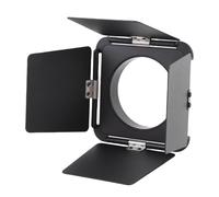 ASHATA Cuatro Folletos de Luz de Cuatro Hojas para Bowens Small Mount Flash Flofle Control de Luz Ajustable Aleación de Aluminio Duradero Compacto
