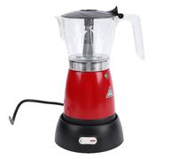 ASHATA Cubana, Italiana Clásica Eléctrica Portátil de 6 Tazas con Base Desmontable, 300 Ml, 480 W, Aleación de Aluminio, para Viajes a Casa (Enchufe de la UE)