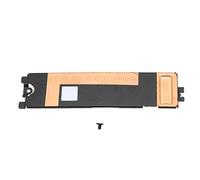 ASHATA Cubierta del Disipador de Calor SSD para DELL Nvme M.2 NGFF SSD, para XPS 15 9500 9510 9520 Precision5550 5560 SSD Derecho, Reemplazo de la Cubierta del Disipador de Calor XPS 15 SSD