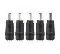 ASHATA DC Power Converter Plug, 5PCS 5.5 x 2.1 Hembra a 3.5 x 1.35MM Macho DC Adaptador Conector Router Power Converter, Tamaño de la Punta Adaptador AC/DC Barrel Plug Conector para Cargadores