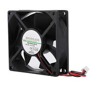 ASHATA DC12V 0.51A 8CM 2Pin Ventilador de Enfriamiento de Gran Volumen de Aire, Potente Disipación de Calor, Ventilador Silencioso de la Caja de la Computadora para el Servidor de Fuente de