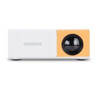 ASHATA de Películas Pequeñas LED, Full HD 100ansi 6000LM Mini Portátil Portable con USB Screen Mirroring para iOS Laptop TV Stick Interior Al Aire Libre