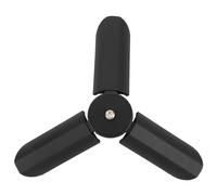 ASHATA Desktop Mini -Trípode, de Estabilizador, Agarre Mini Trípode Resistencia Al Deslizamiento Estable Portátil 3x8.2 Cm con Tornillo de 1/4 de Pulgada para la Bomba de (Black)