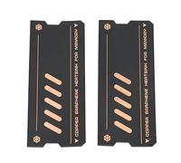 ASHATA Disipador de Calor de Grafeno de Cobre DDR3 DDR4 DDR5 Refrigeración de Memoria para Ordenador Portátil Fácil de Usar 2 Piezas (2PCS)