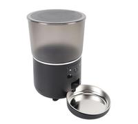 ASHATA Dispensador Temporizado Inalámbrico Automático del Alimentador 4L del Animal Doméstico para el Perro del Gato, Aplicación de Alertas Inteligentes Controlada (Black)