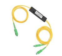 ASHATA Divisor de Fibra óptica, Divisor SC/UPC PCL, Divisor óptico Monomodo SC 1X2 PLC, Más de 32 Canales de Derivación, Bajo Costo Multidireccional