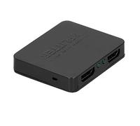 ASHATA Divisor HDMI 1 en 2 Salidas, Divisor HDMI 4K para Pantalla Dual/proyector, Cable Incluido Divisor HDMI 1x2 Amplificador 1 a 2, 1 Fuente a 2 Pantallas idénticas