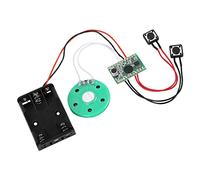 ASHATA DIY Tarjeta de Felicitación de Grabación,Módulo de Chip de Sonido 60s Voz Grabable,Reproducción en Bucle para Tarjetas de Navidad, Cajas de Regalo,Manualidades, Juguetes para Niños, etc.