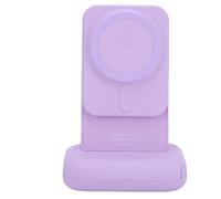 ASHATA Empuñadura Magnética para Cámara de Teléfono con Control Remoto Inalámbrico Desmontable, Mango Ergonómico Cómodo para Empuñadura de Cámara con Adaptador de Zapata Fría con (Purple)