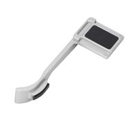 ASHATA Empuñadura para Pulgar con Cubierta para Zapata, Empuñadura con Reposapiés para Pulgar hacia Arriba de Aleación de Aluminio, Accesorio de Cámara para Cámara Q2 (Silver)