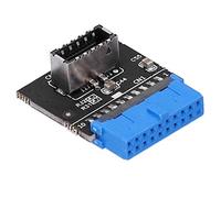 ASHATA Enchufe del Panel Frontal USB 3.0 a Tipo E, Enchufe del Panel Frontal USB, Adaptador de Extensión de Encabezado de 20 Pines para Placa Base, Enchufe del Panel Frontal USB 3.1,