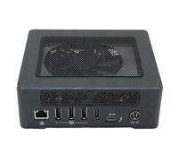ASHATA Estación de Acoplamiento de Tarjeta Gráfica Externa Móvil para RX6600, Estación de Acoplamiento de GPU Externa para el Therebolt 3 USB3.0 7 Puertos, HDMI 2.0, Displayport 1.4, (EU)